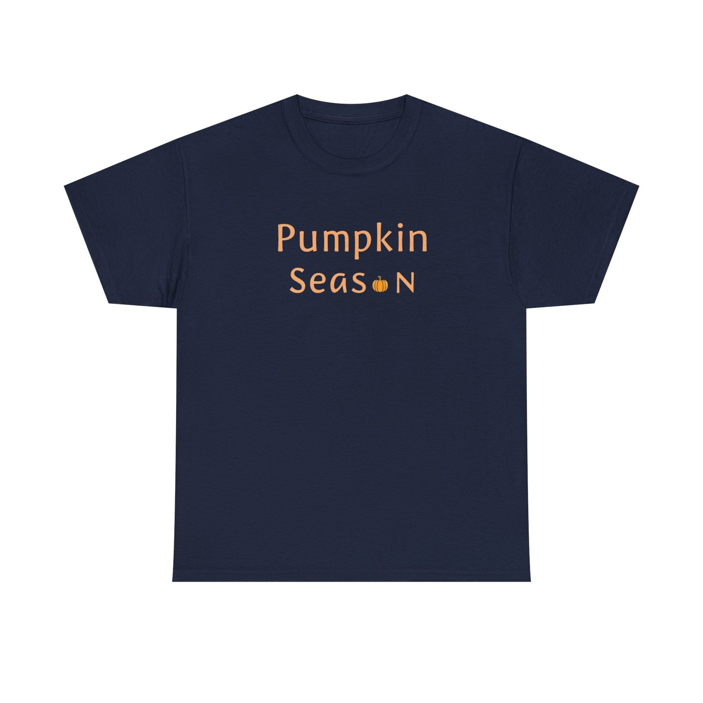Pumpkin Season Unisex Heavy Cotton Tee, Fall Apparel, Halloween Shirt, Thanksgiving Tee, Cozy Autumn Fashion, Seasonal Wear