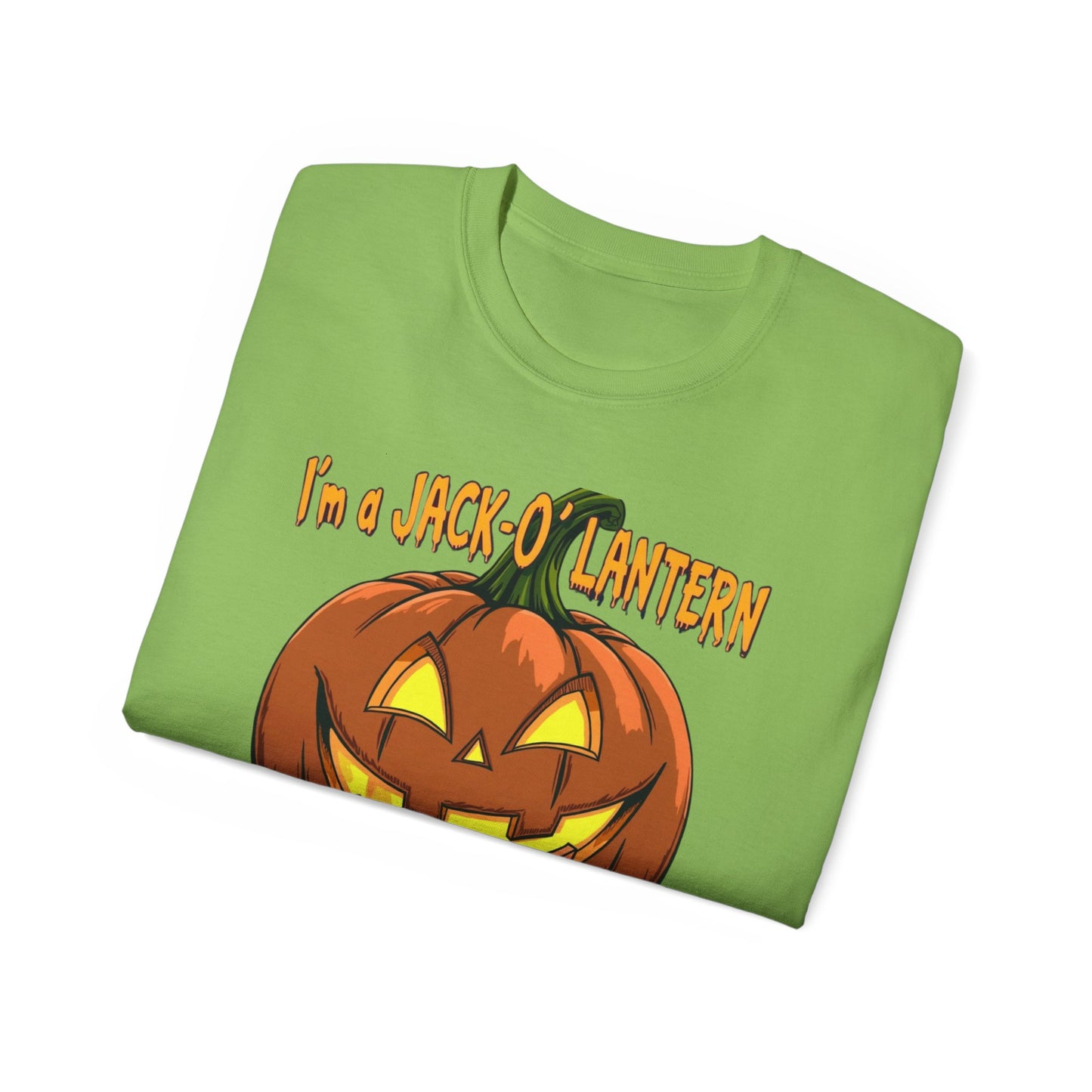 Halloween Jack-O'-Lantern Unisex Tee, Funny Costume Shirt, Spooky Festive Apparel, Halloween Party Gift, October Celebration Outfit