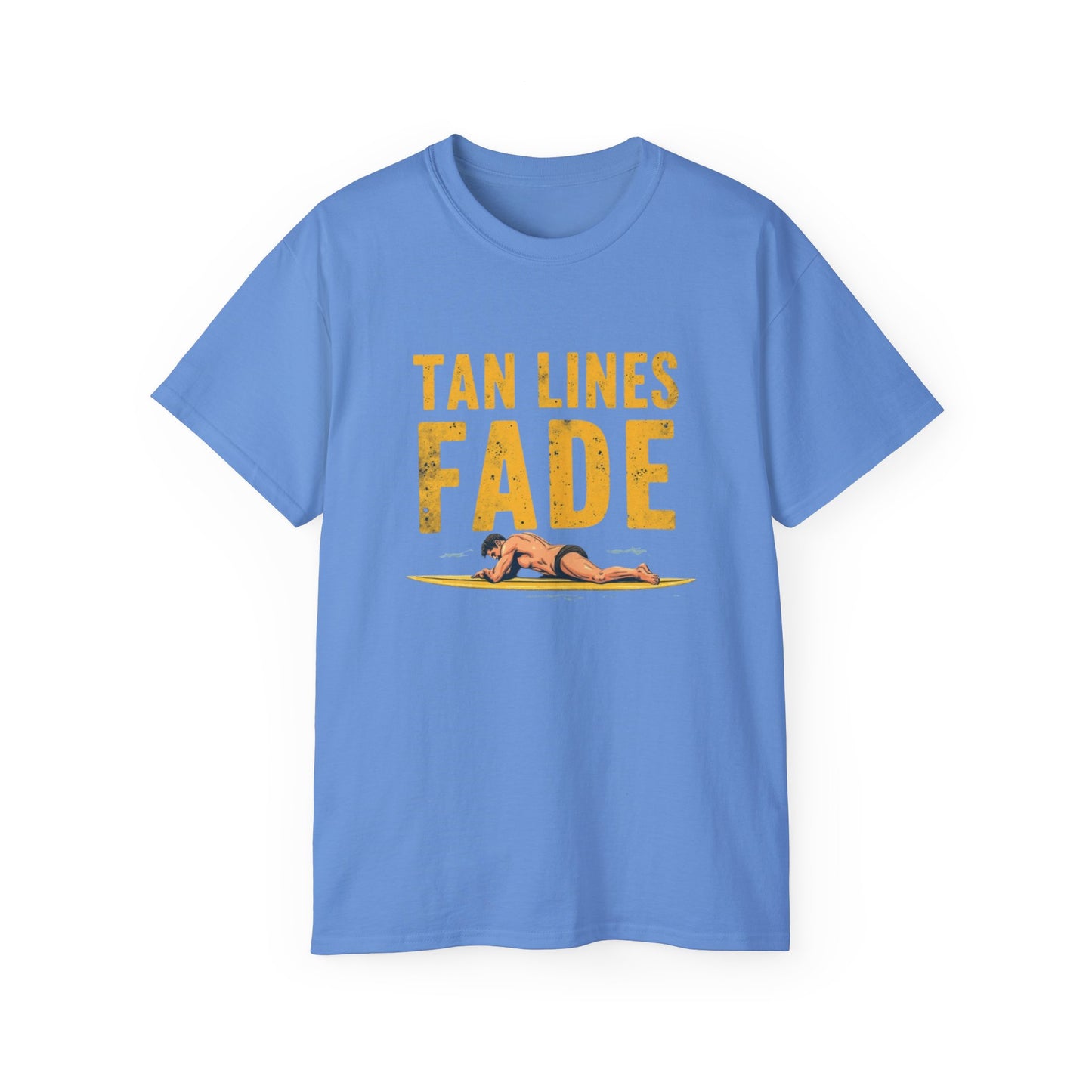 Surfer Tan Lines Tee, Unisex Cotton Shirt, Vacation Apparel, Beach Day Outfit, Casual Summer Clothing - Psychonaut Swag