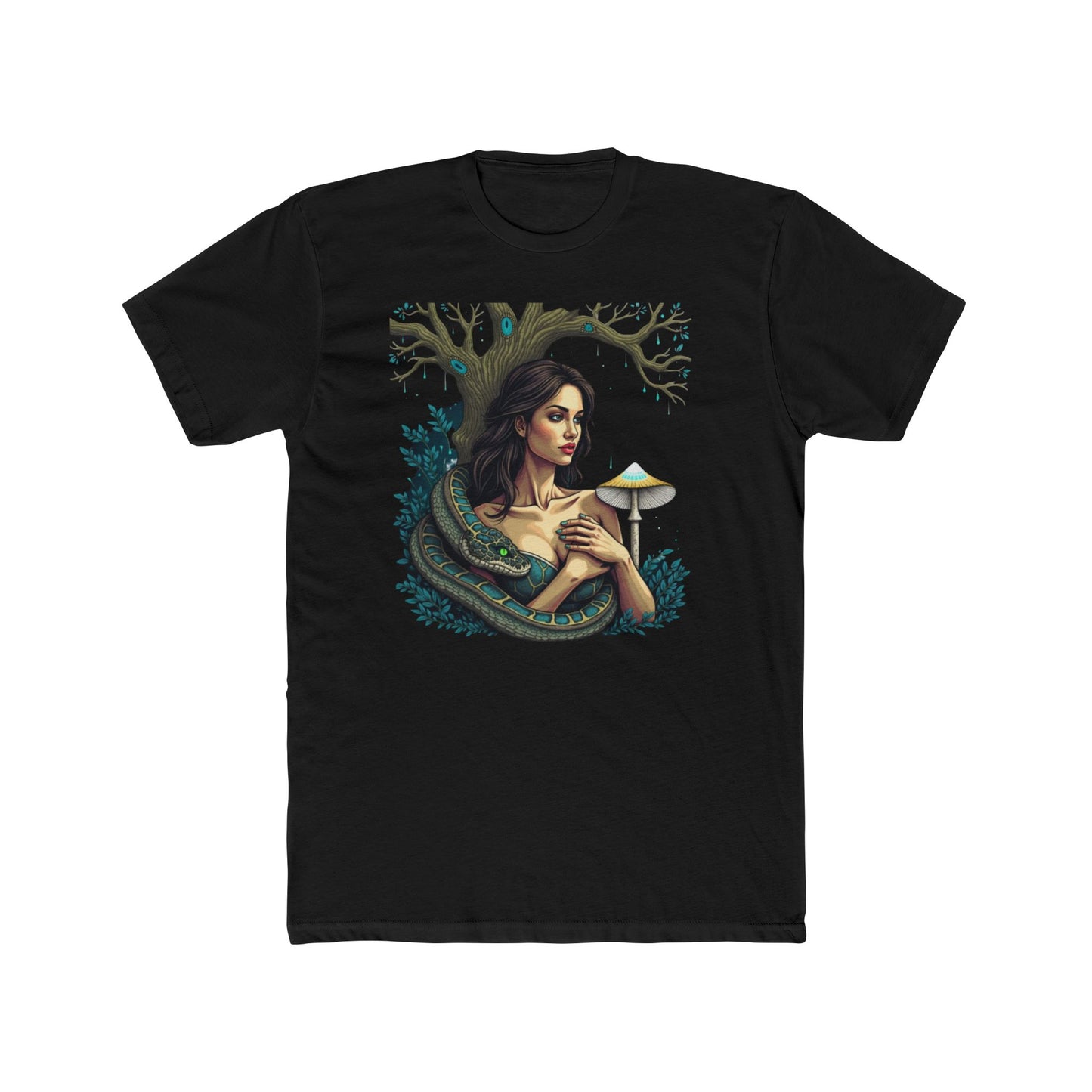 Forbidden Fruit, Enchanted Forest Graphic Tee | Nature Lover Shirt, Bohemian Apparel, Unique Gift, Casual Wear, Art Tee - Psychonaut Swag