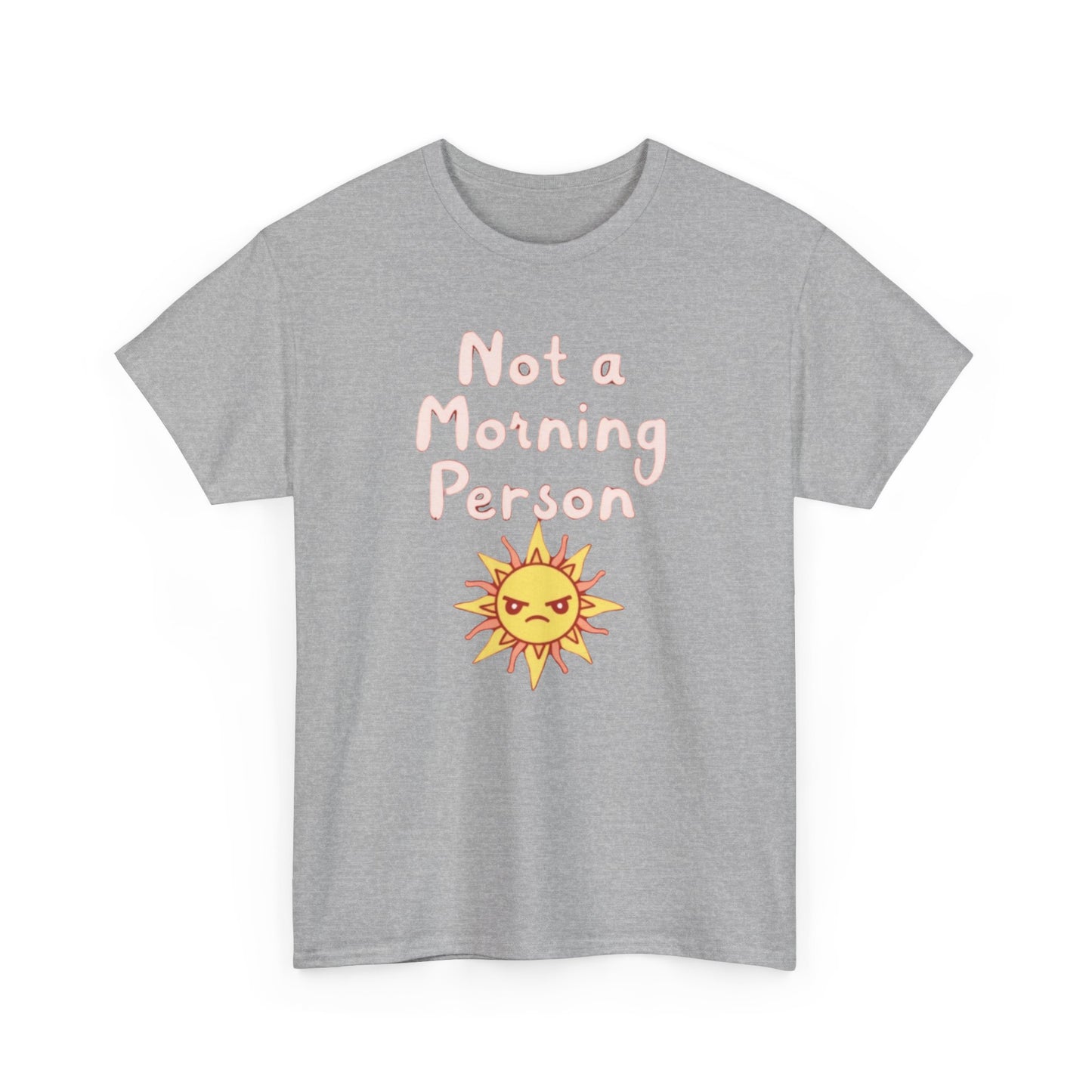 Not a Morning Person, Unisex Cotton T-Shirt, Fun Apparel for Kids and Adults, Perfect Gift for Birthdays and Celebrations - Psychonaut Swag