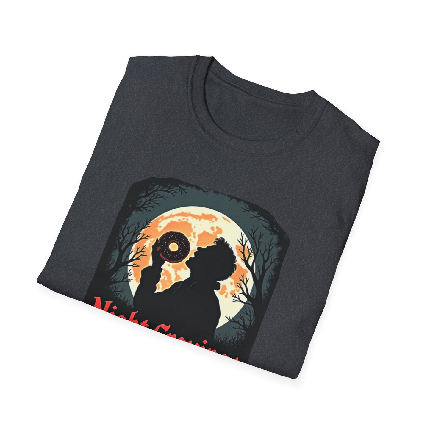 Night Cravings T-Shirt, Halloween Tee, Spooky Gift, Autumn Style, Horror Lovers Apparel, Graphic Shirt