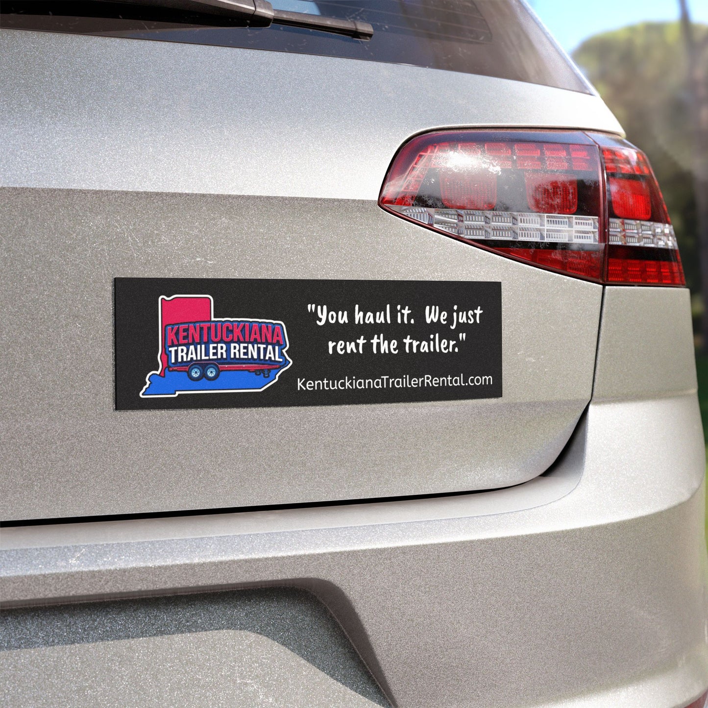 Kentuckiana Trailer Rental Car Magnets - Fun, Durable Vehicle Decor for Road Trips, Business Promotions, Gift Ideas, Trailer Enthusiasts