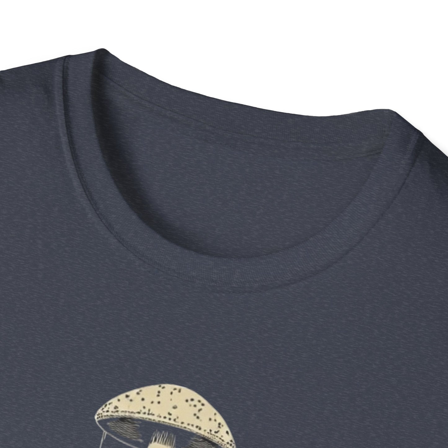Ego Death Club Mushroom, T-Shirt, Unisex Softstyle Tee, Casual Wear, Gift for Friends, Unique Graphic Shirt - Psychonaut Swag