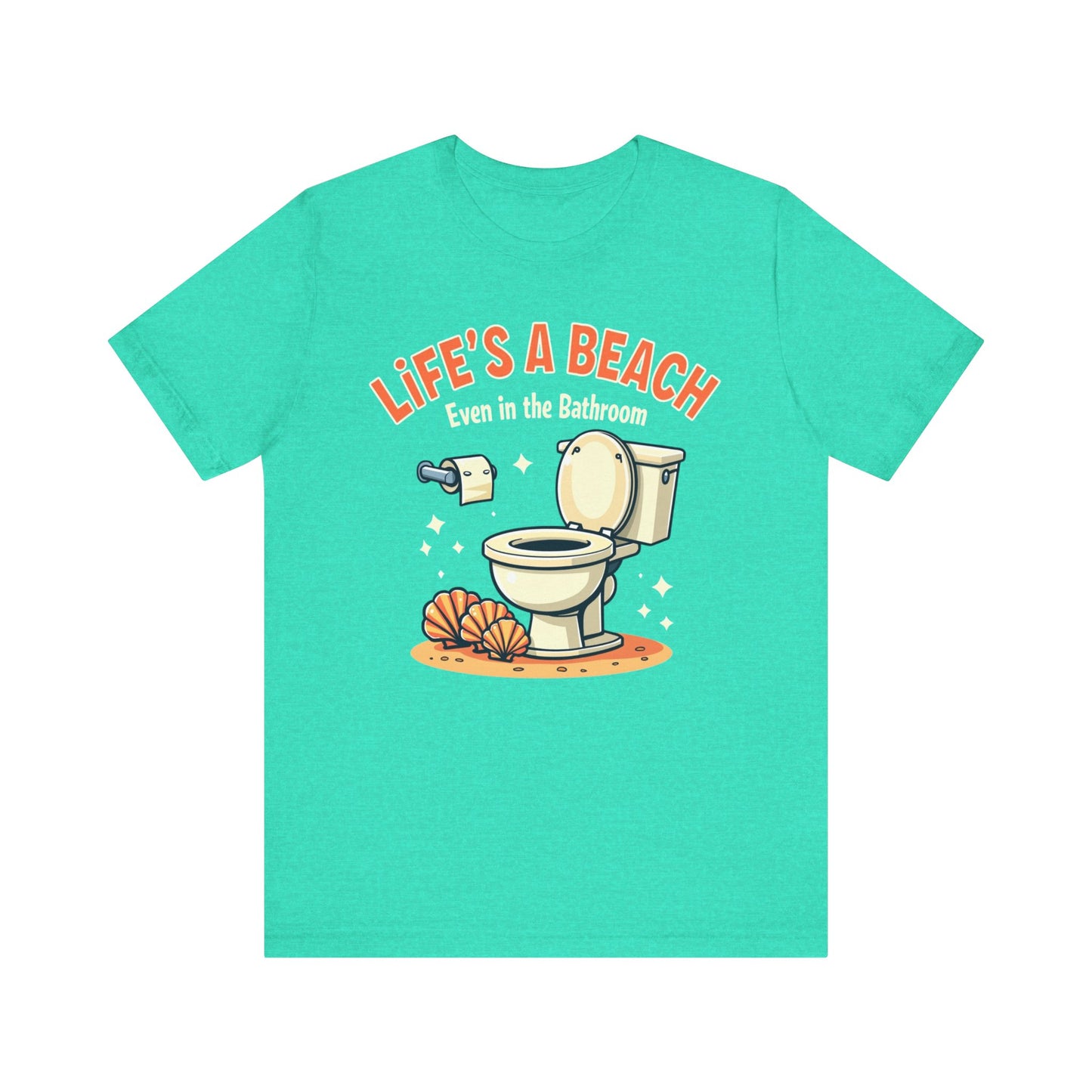 Life's a Beach, Unisex Short Sleeve Shirt - Psychonaut Swag