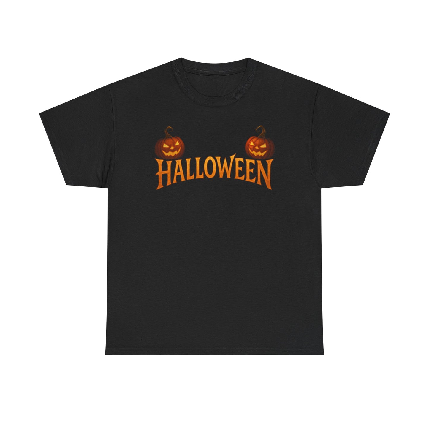 Halloween Pumpkin Graphic Tee, Unisex Cotton T-Shirt, Fall Fashion, Halloween Costume, Trick or Treat Shirt