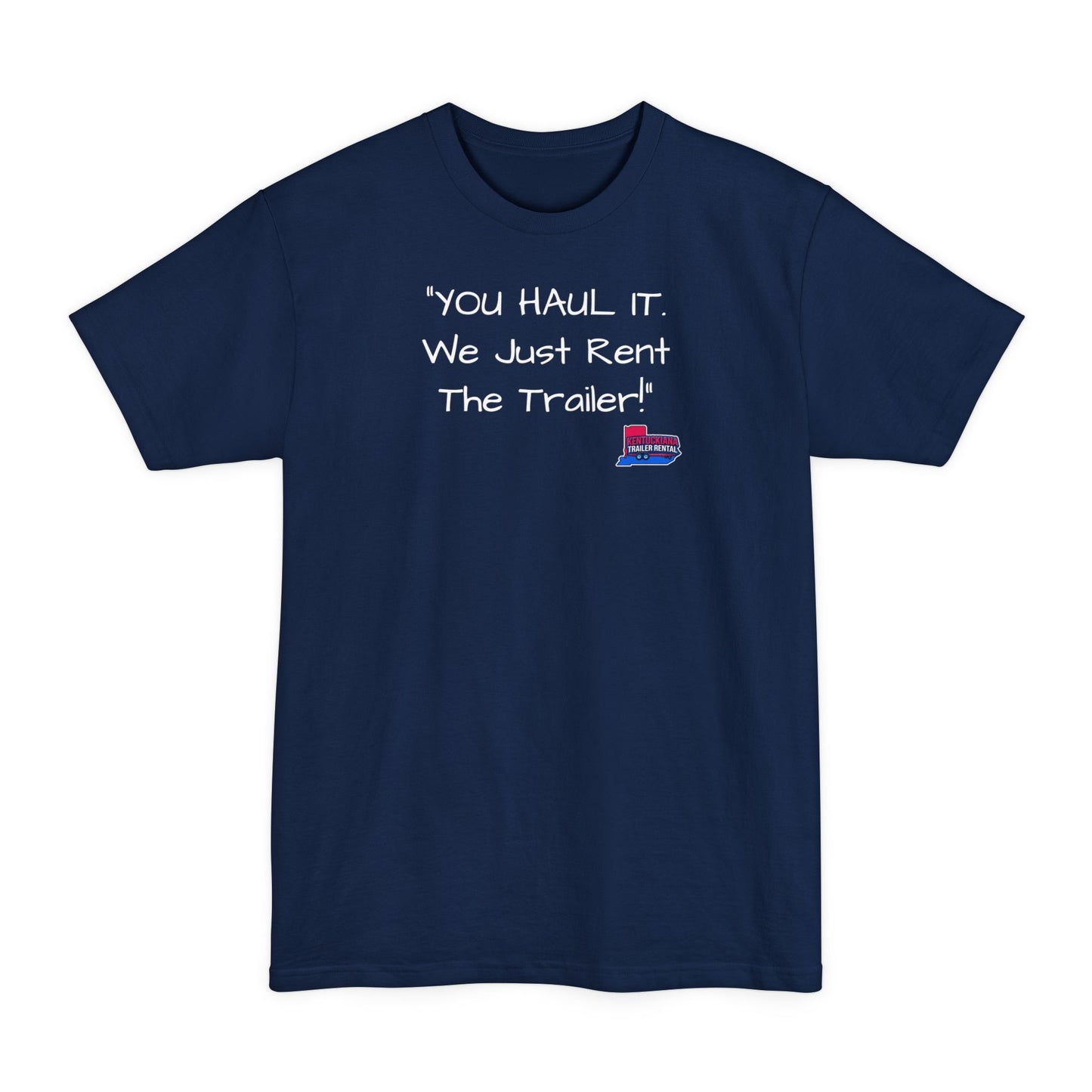 Tall mock1, Kentuckiana small biz swag, T-Shirt | Casual Souvenir Tee, Road Trip Gear, Gift for Trailer Owners, Fun Outdoor Wear, Unisex Apparel