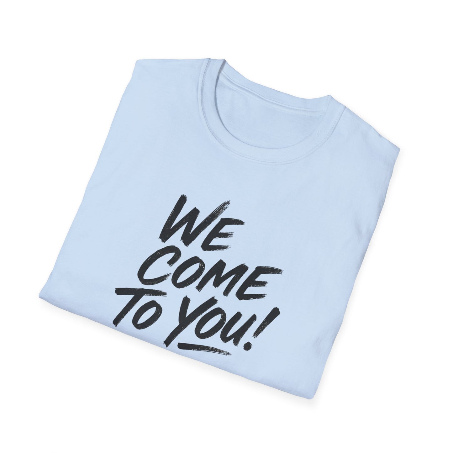 Advanced Mobile Detailing, Unisex Softstyle T-Shirt - 'We Come To You!' Graphic Tee for Mobile Detailers, Perfect for Everyday Wear, Gifts, Parties, Casual Outings