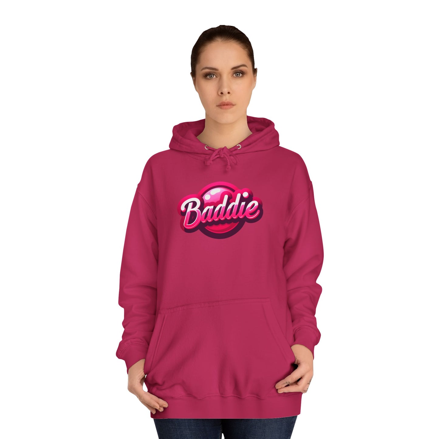 Baddie, Unisex College Hoodie - Psychonaut Swag
