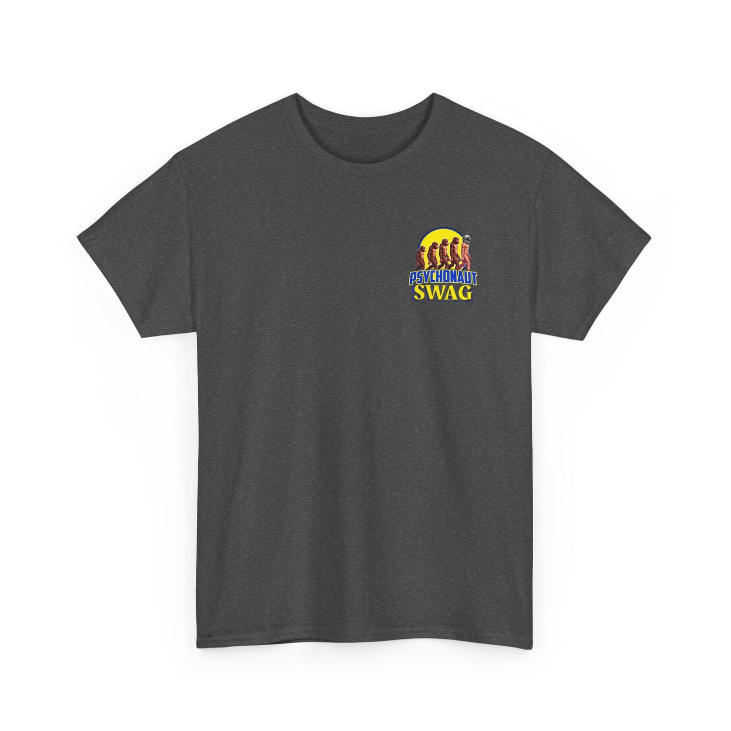 Colorful Retro Style Unisex Heavy Cotton Tee, Graphic Tee, Casual Wear, Gift Idea, Summer Fashion, Festival Outfit - Psychonaut Swag