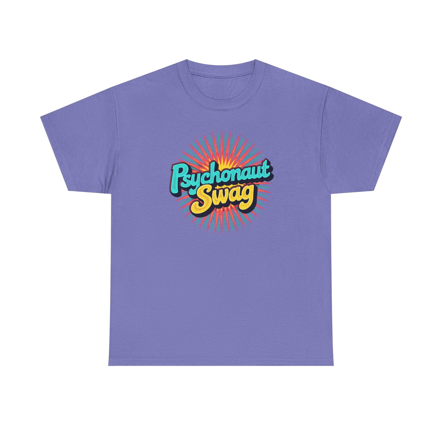 Psychonaut Swag, Atom light Tee, Psychedelic Graphic Tee, Unisex Heavy Cotton Tee, Casual Wear, Music Festival Shirt, Gift for Stoners, Vintage Style T-Shirt - Psychonaut Swag