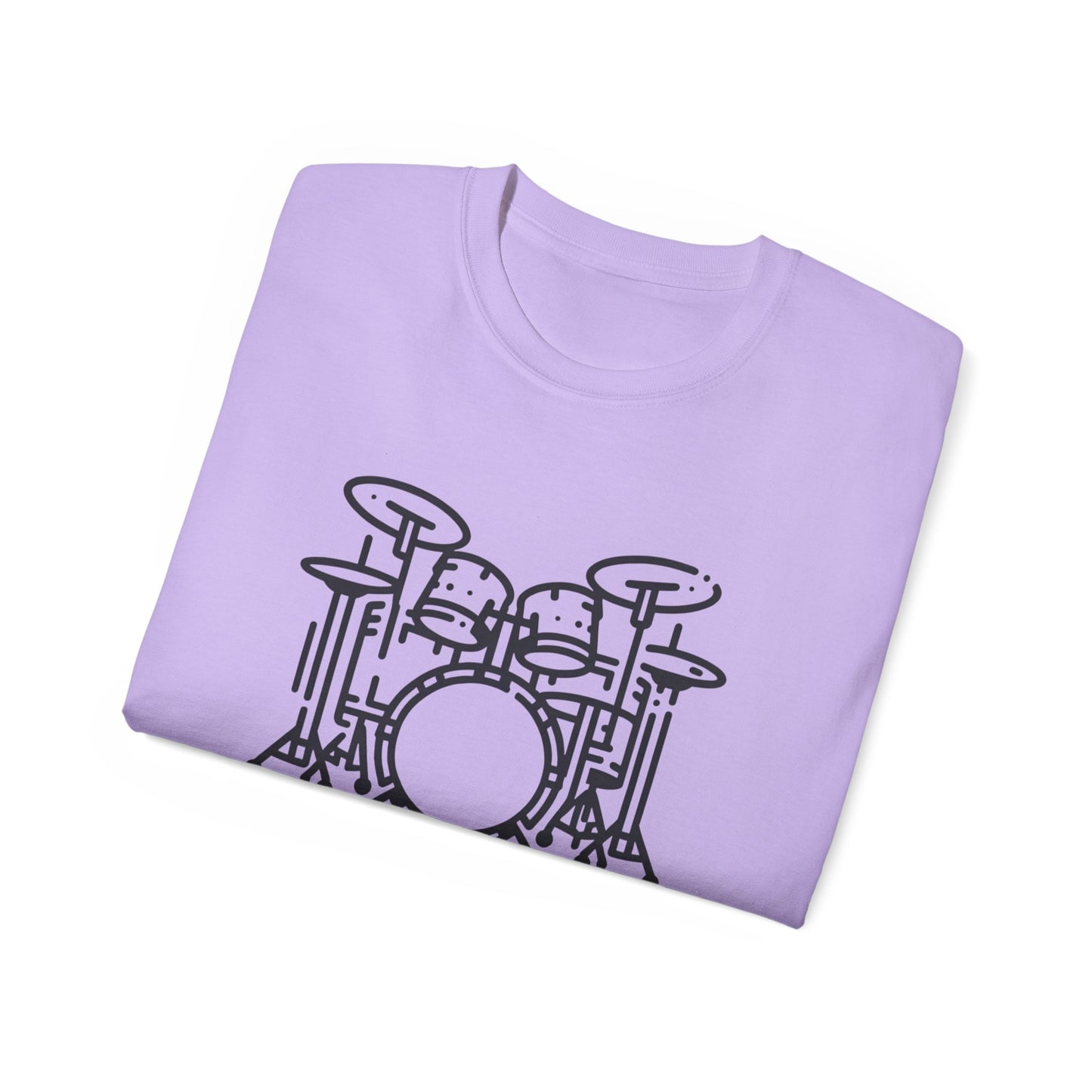 Drum-A-Diddle, Drumset Paradiddle, Unisex Ultra Cotton Tee - Psychonaut Swag