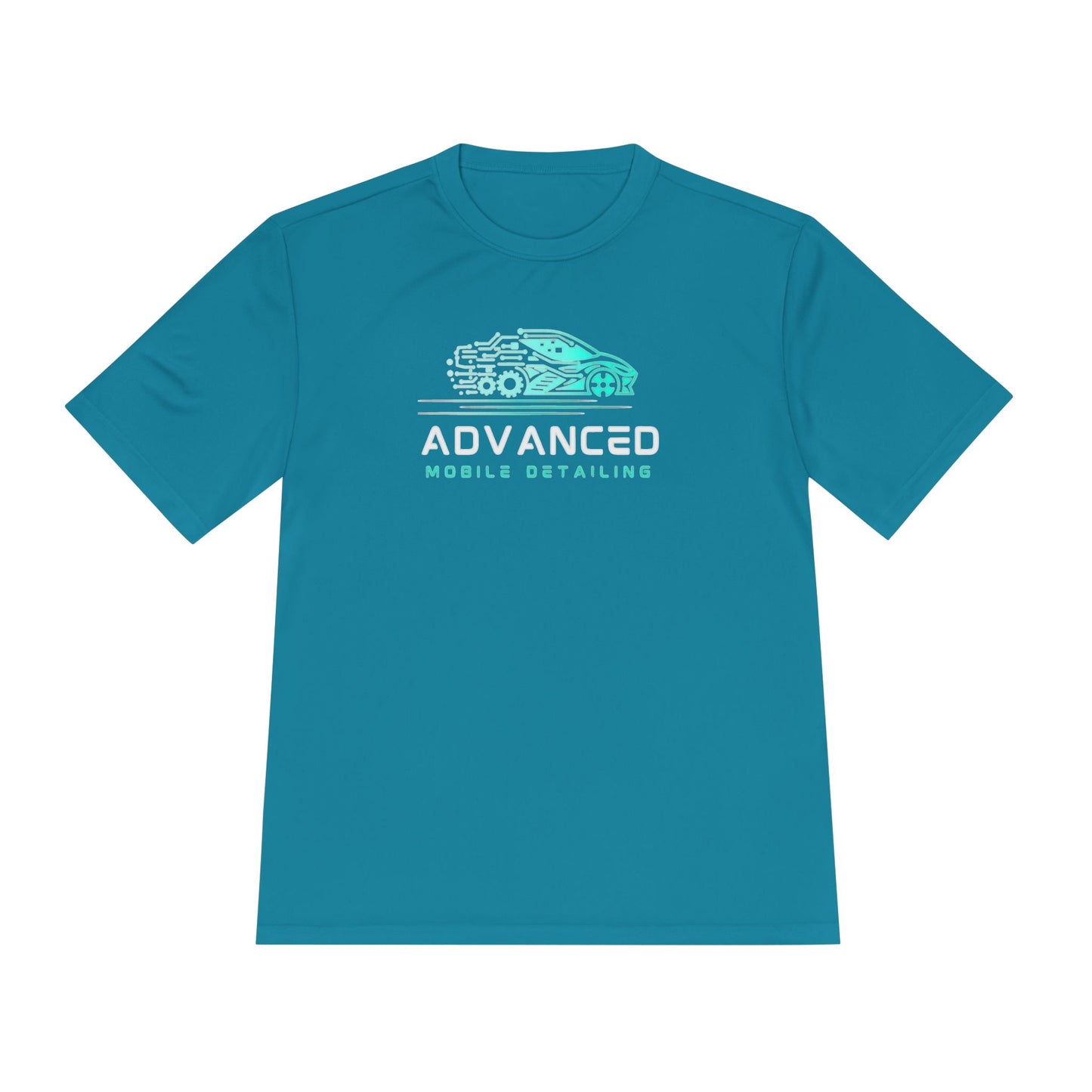 Mobile Detailing, Moisture Wicking Tee for Car Enthusiasts, Active Lifestyle Shirt, Advanced Mobile Detailing Tee, Sportswear Gift for Him, Fitness Apparel