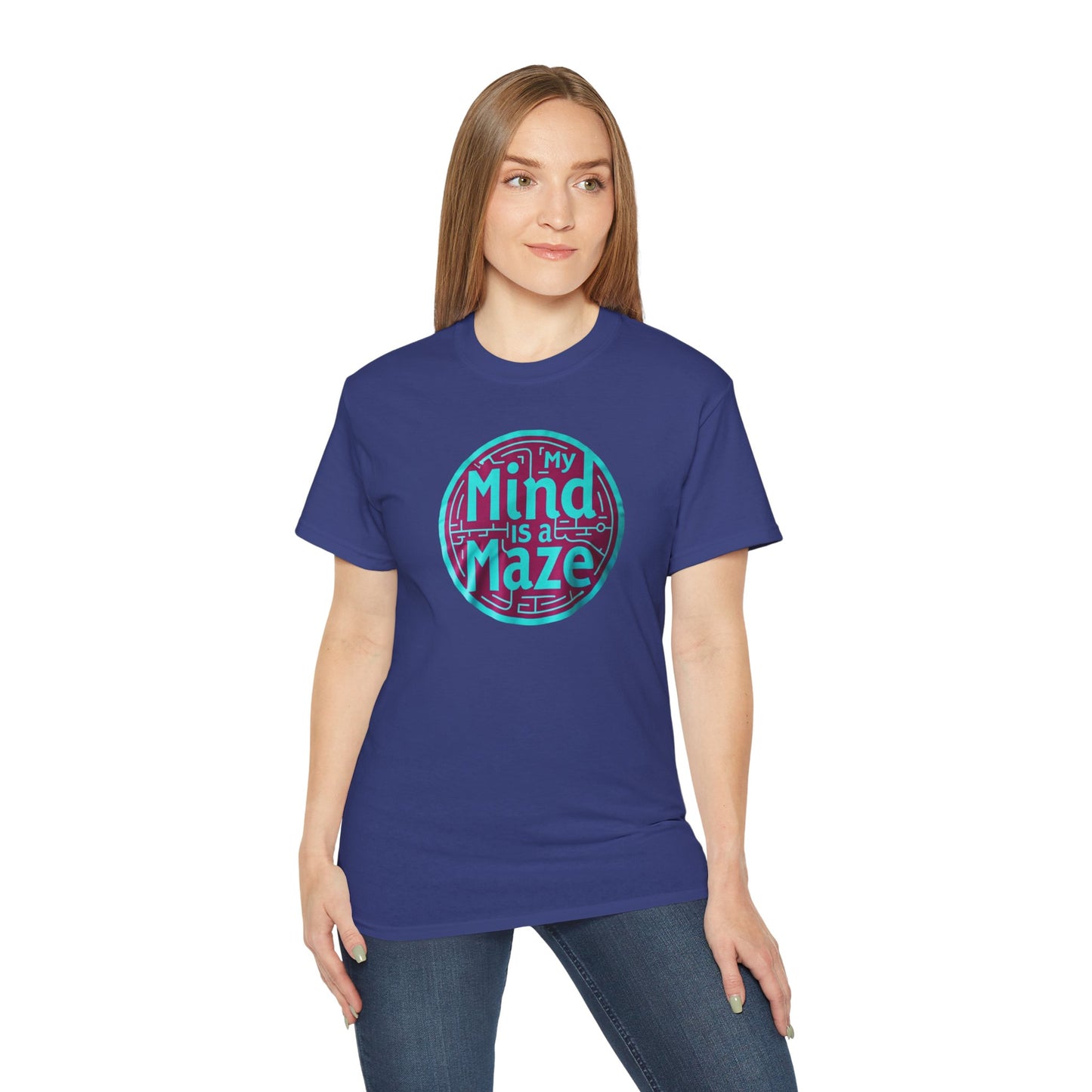 Mind is a Maze Unisex Ultra Cotton Tee - Creative and Thoughtful Shirt
