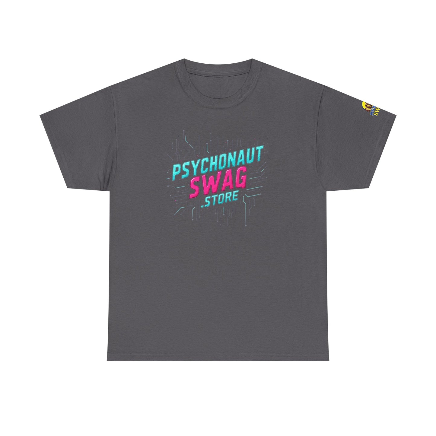 Psychonaut Swag, Human Billboard, Unisex Heavy Cotton Tee