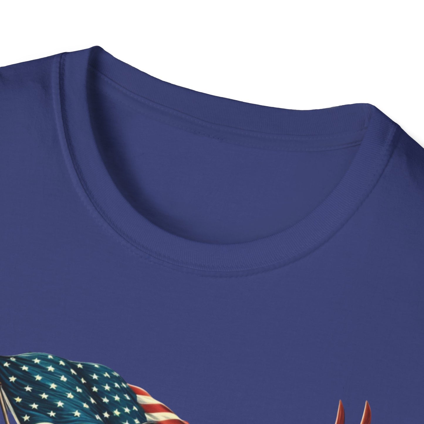 Patriot Riding Eagle, Graphic Tee - Unisex T-Shirt, Eagle Design, 4th of July Shirt, Independence Day Apparel, Festival Wear, Gift for Patriots