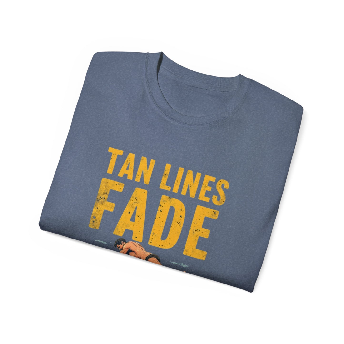 Surfer Tan Lines Tee, Unisex Cotton Shirt, Vacation Apparel, Beach Day Outfit, Casual Summer Clothing - Psychonaut Swag