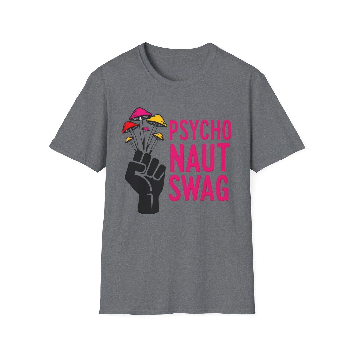 Psychonaut Swag Handful, T-Shirt, Unisex Graphic Tee, Gift for Psychedelic Lovers, Trendy Softstyle Shirt, Creative Fashion Statement, Cool Casual Wear - Psychonaut Swag