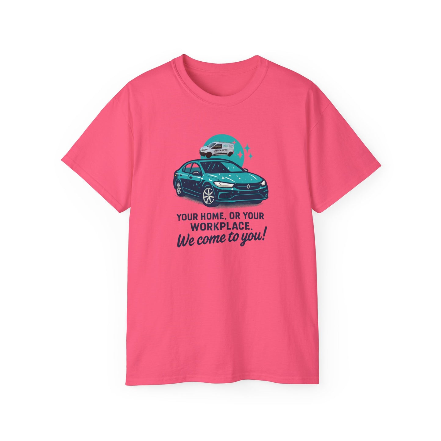 Advanced Car Service Humor Tee, Funny T-Shirt for Mechanics, Auto Enthusiasts, Gift for Dad, Car Lover Apparel, Perfect for Birthdays
