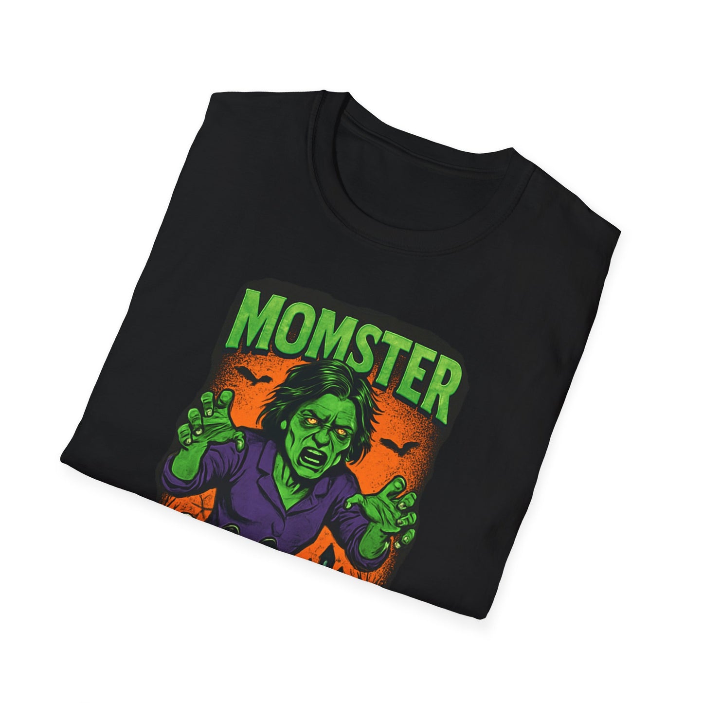 Halloween Momster T-Shirt, Unisex Spooky Tee, Cute Halloween Shirt, Gift for Halloween Lovers, Family Costume Shirt, Trick or Treat Shirt