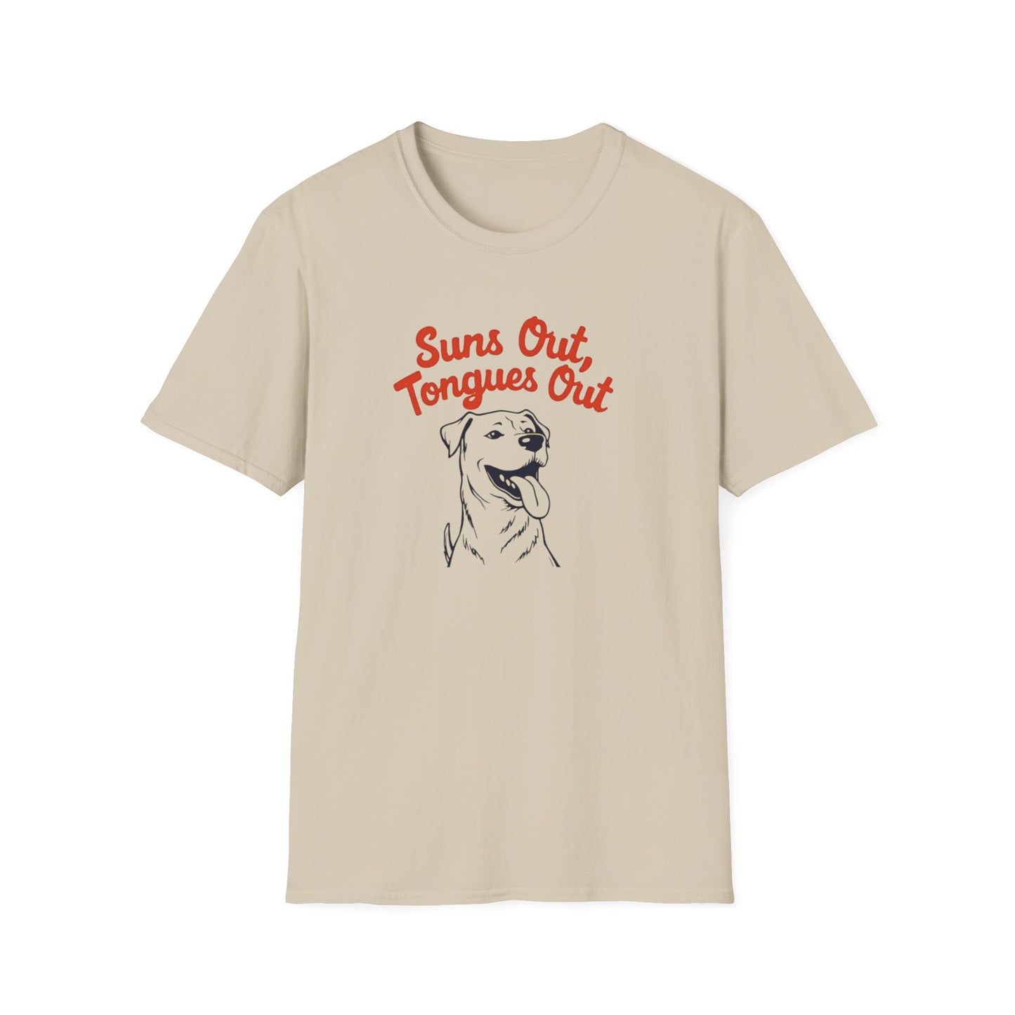 Suns Out, Tongues Out T-Shirt – Unisex Summer Tee, Dog Lovers Gift, Casual Wear, Cute Pet Shirt, Animal Lover Apparel - Psychonaut Swag
