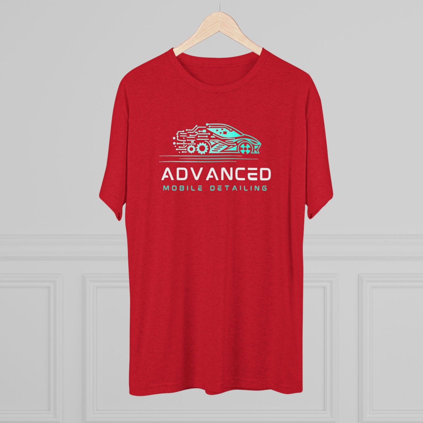 Advanced Mobile Detailing, Tri-blend, Tee | Car Enthusiast T-Shirt, Custom Auto Care Shirt, Gift for Car Lovers, Unique Vehicle Detailing Apparel