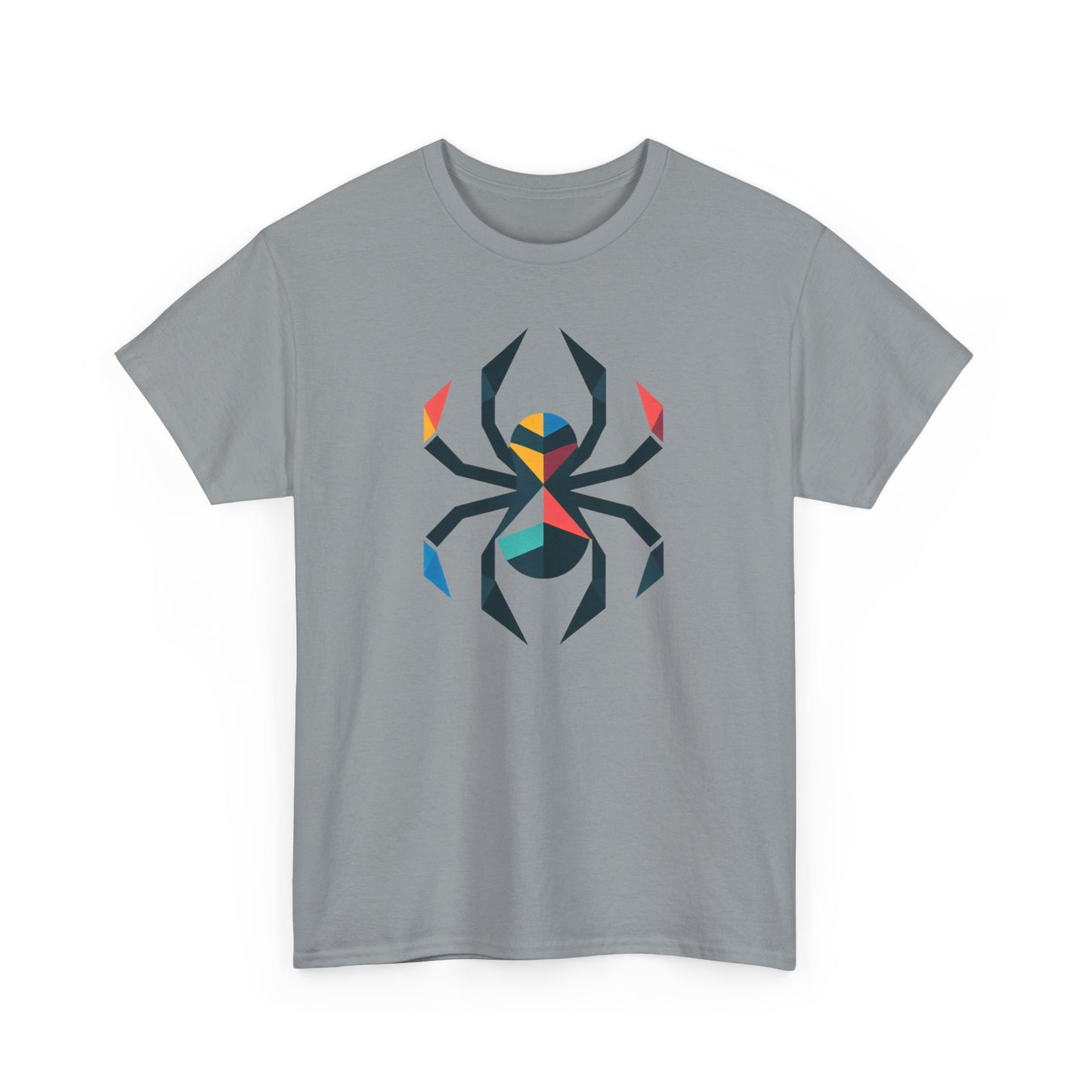 Colorful Spider, Graphic Unisex Heavy Cotton Tee - Psychonaut Swag