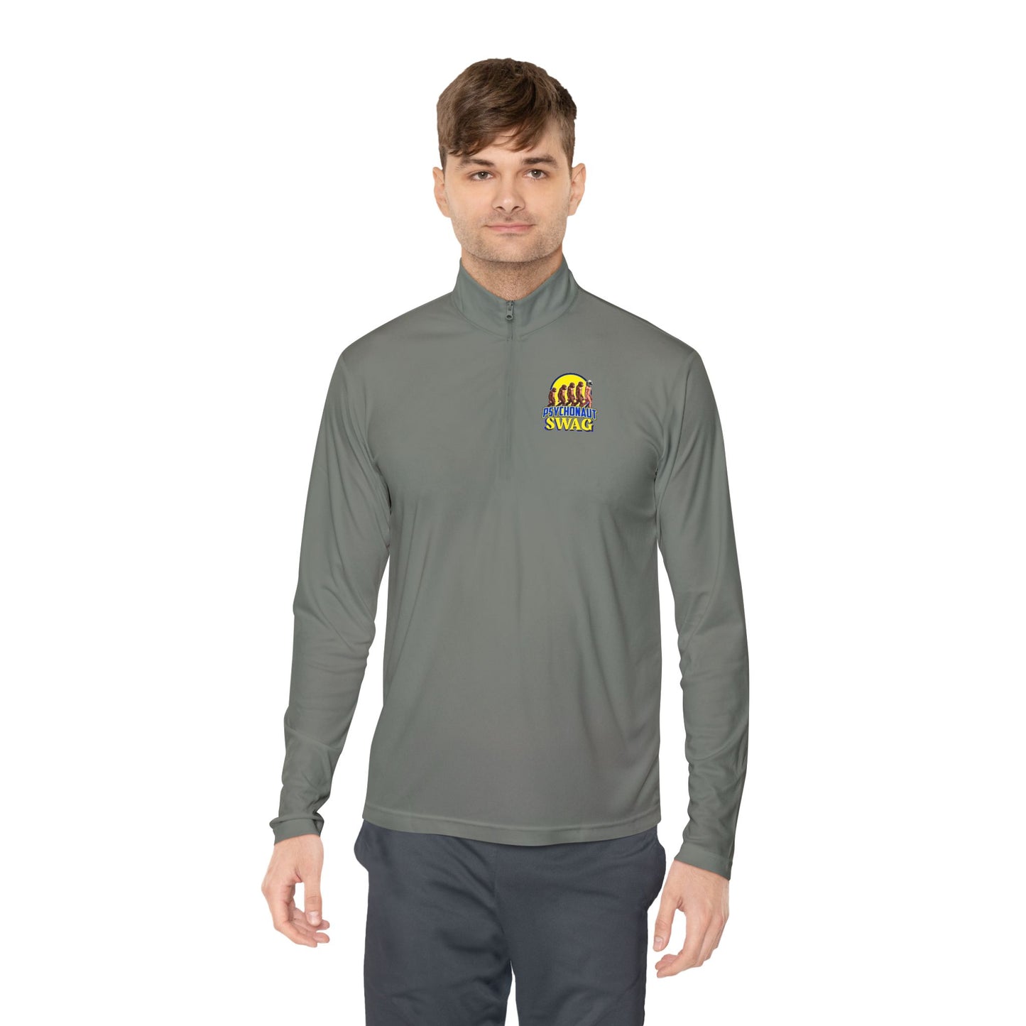 Small Biz Swag, Stylish Unisex Quarter-Zip Pullover - Trendy, Comfortable, Ideal for Outdoor Activities, Gifts, Travel, Everyday Wear