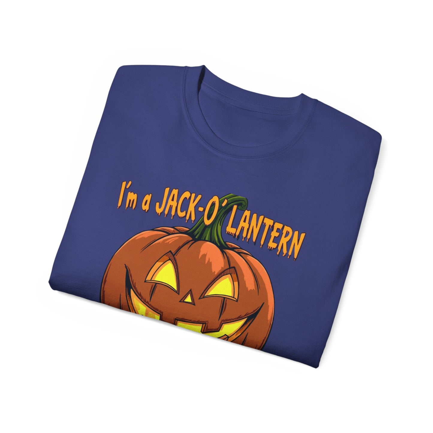 Halloween Jack-O'-Lantern Unisex Tee, Funny Costume Shirt, Spooky Festive Apparel, Halloween Party Gift, October Celebration Outfit