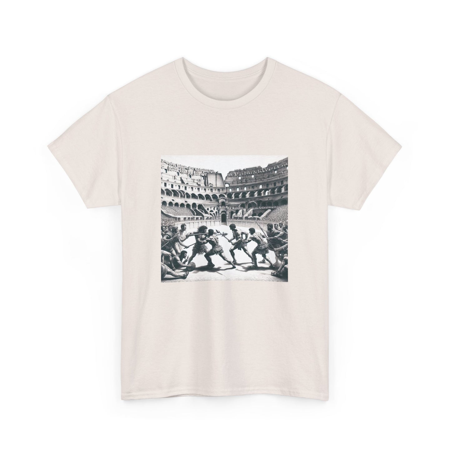 Gladiator, fight Unisex Heavy Cotton Tee - Psychonaut Swag