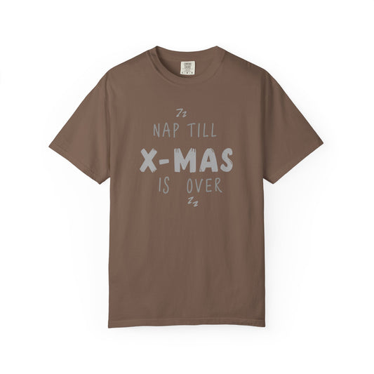Nap Till X-Mas T-Shirt — Funny Christmas Holiday Tee