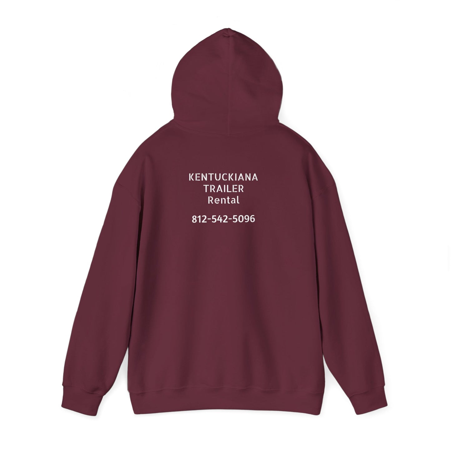 Kentuckiana Small biz swag, Trailer Rental Hoodie for Road Trips, Gifts for Adventure Lovers, Unique Hoodie for Renters, Travel Gear, Funny Sweatshirt