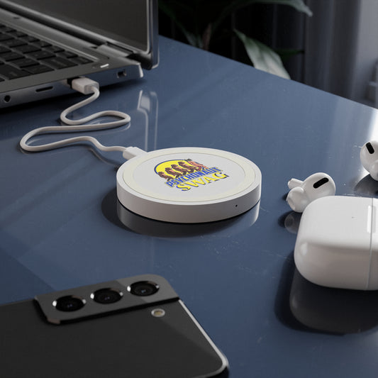 Psychonaut Swag small biz, Wireless Charging Pad, Fun Charging Station, Gamer Gift, Home Office Decor, Tech Accessory, Eco-Friendly Charging