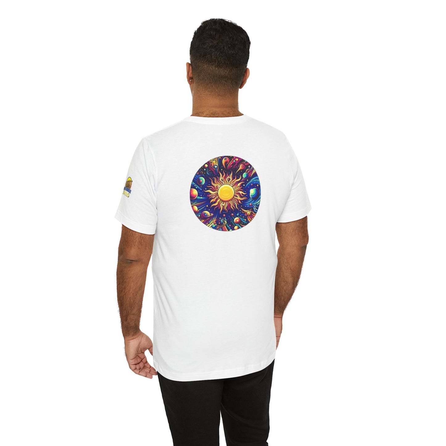 Psychonaut Staple solar system, Unisex Jersey Short Sleeve Tee - Psychonaut Swag