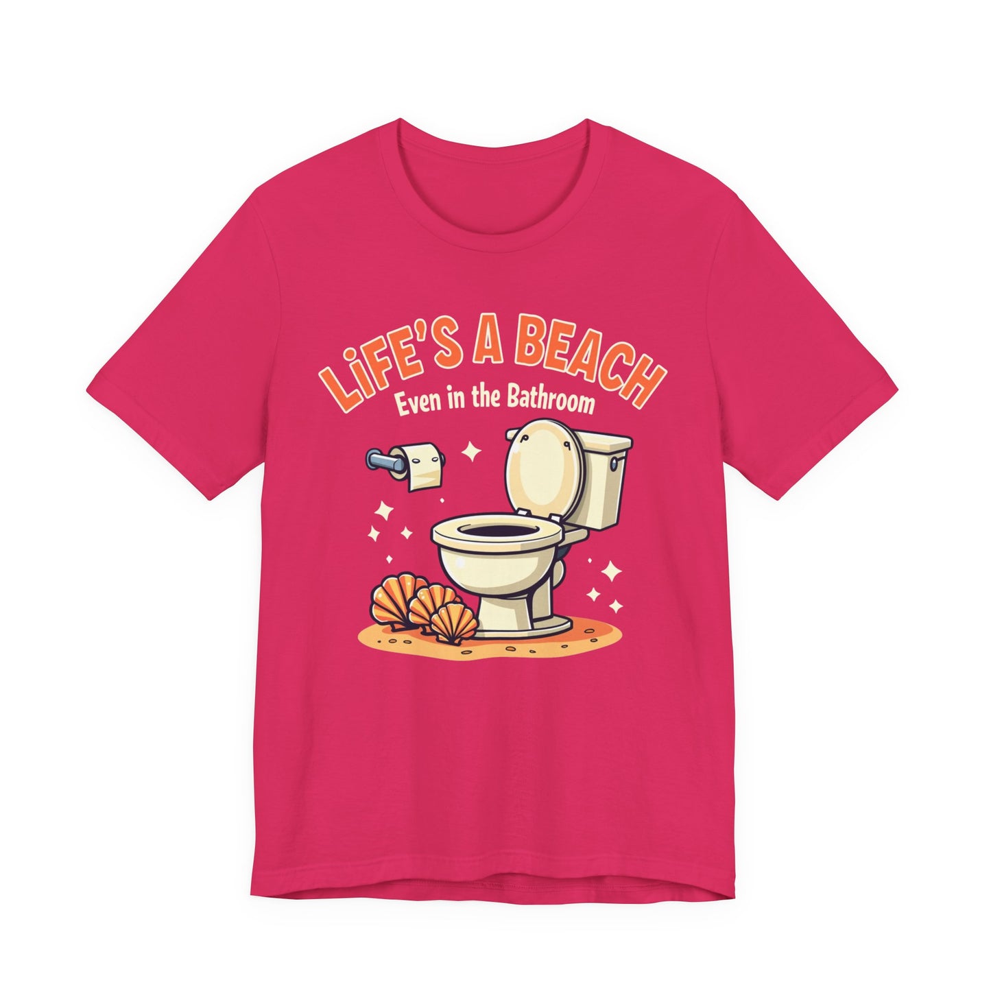 Life's a Beach, Unisex Short Sleeve Shirt - Psychonaut Swag
