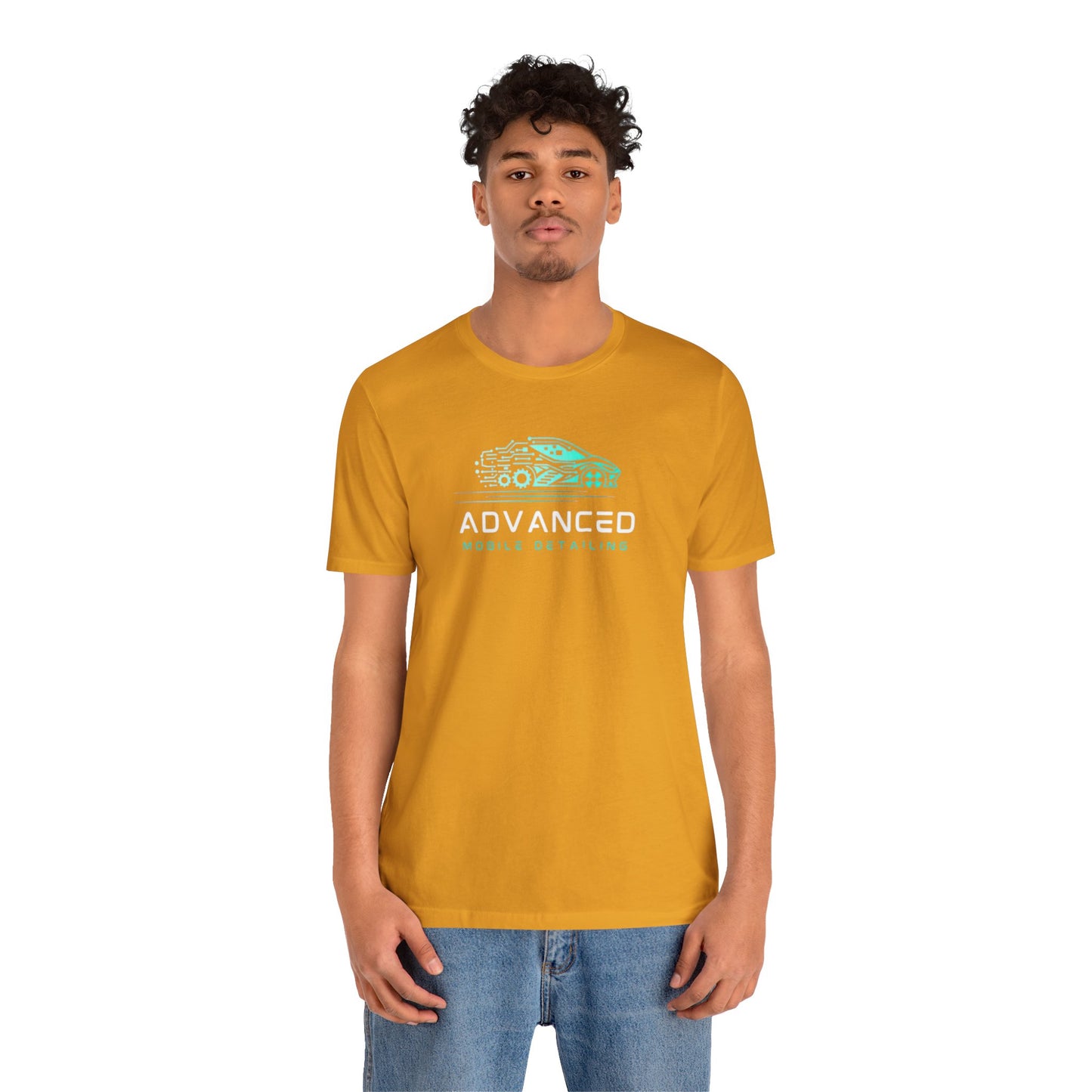 Advanced Mobile Detailing, Super soft style, Unisex Tee, Car Enthusiast Shirt, Automotive Gift, Stylish Car Wash Tee, Perfect for Mechanics, Birthday or Holiday Gift