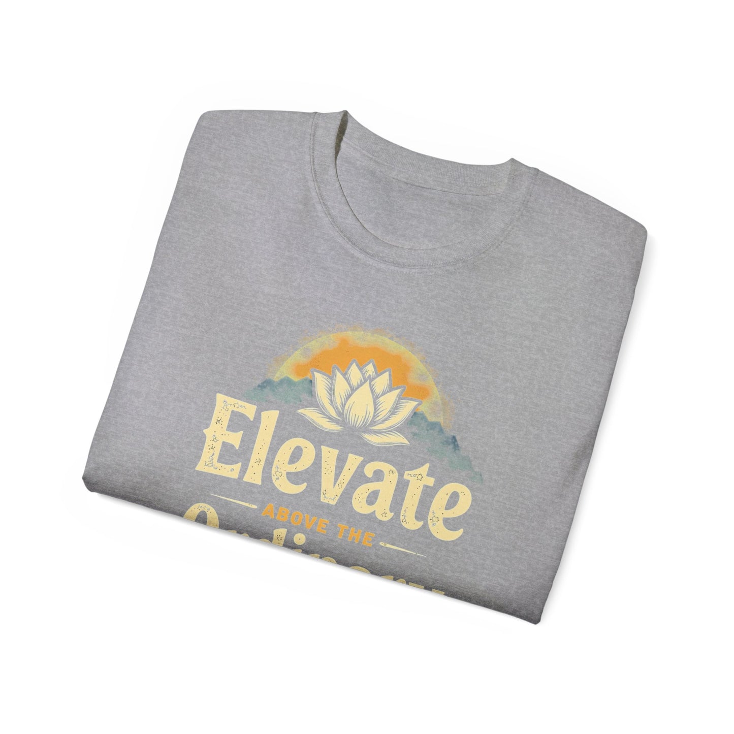 Inspirational Unisex Ultra Cotton Tee - 'Elevate Above the Ordinary' - Psychonaut Swag