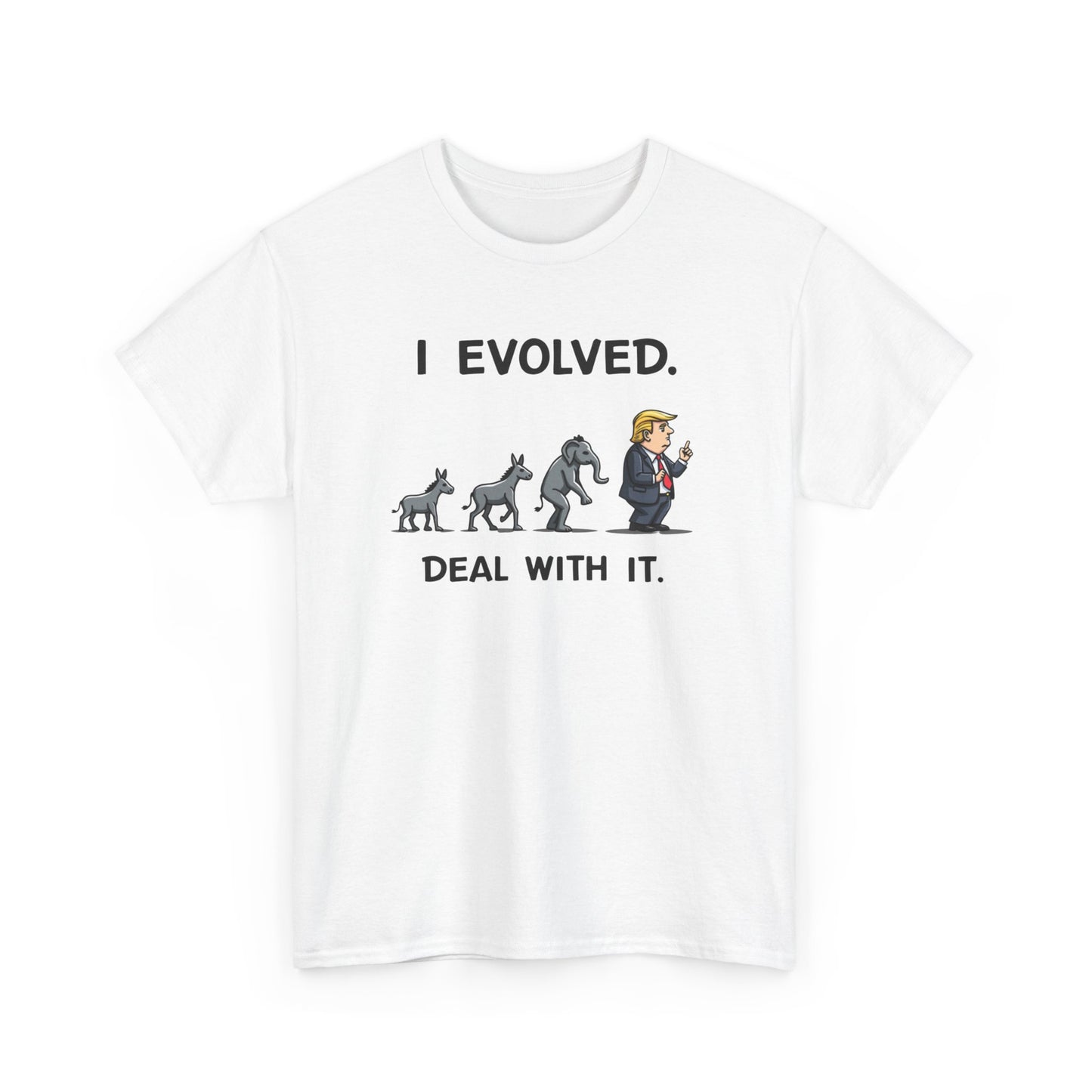 I Evolved, political humor, Funny Unisex T-Shirt, Gift for Dog Lovers, Casual Wear, Statement Shirt - Psychonaut Swag