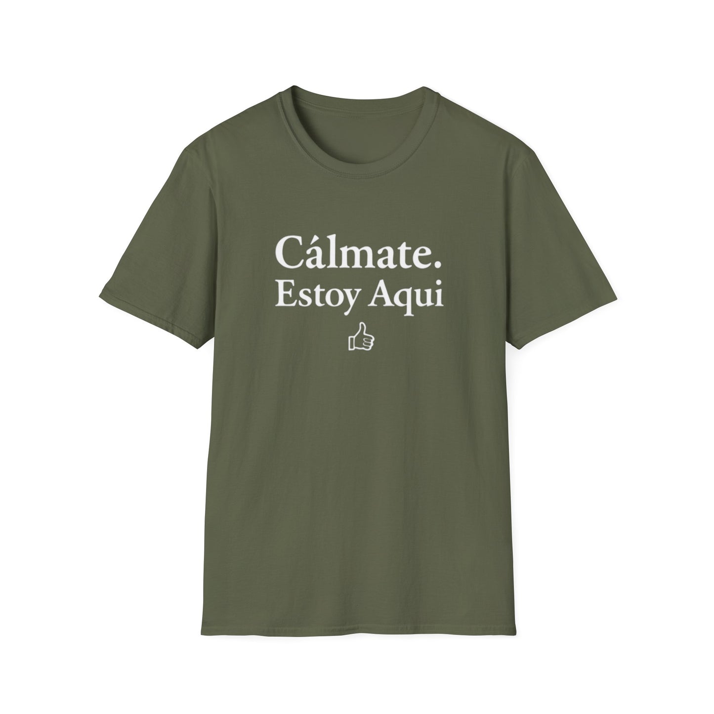Calm down I’m here, Affirmation Unisex T-Shirt, Relax Shirt, Mindfulness Tee, Casual Wear, Gift for Yoga Lovers, Self-Care Reminder - Psychonaut Swag
