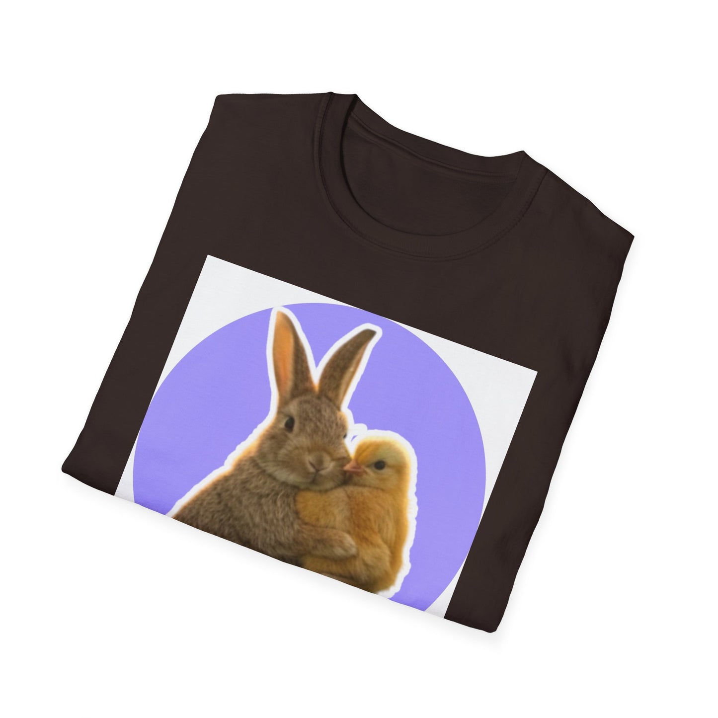 Easter Bunny and Chic, Unisex Softstyle T-Shirt