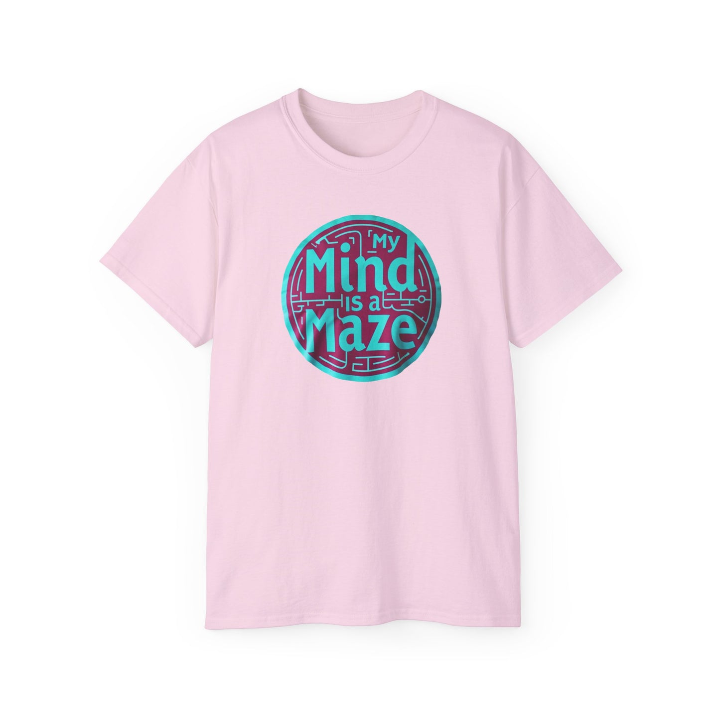 Mind is a Maze Unisex Ultra Cotton Tee - Creative and Thoughtful Shirt - Psychonaut Swag
