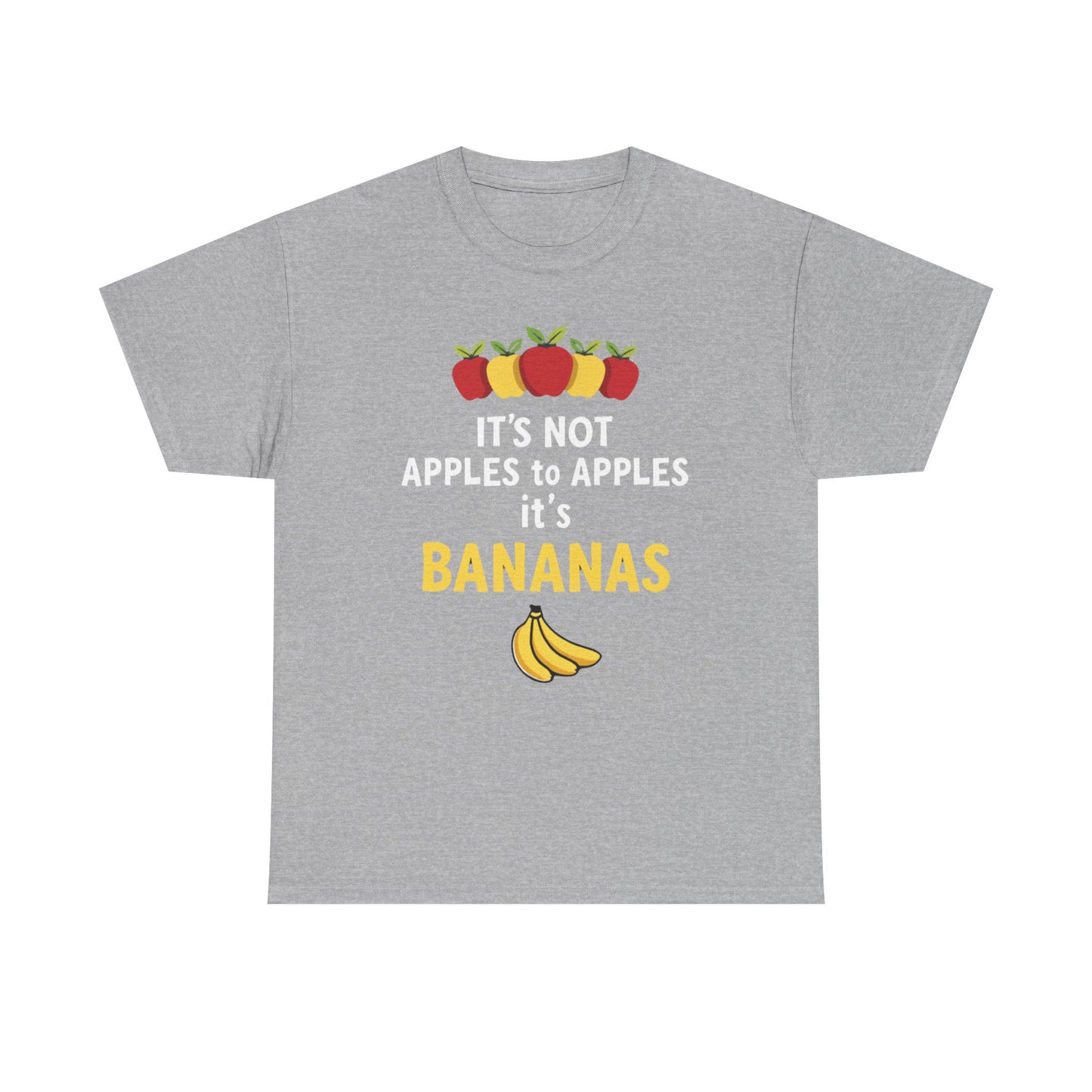 Funny Banana T-Shirt: It's Not Apples to Apples, Cute Graphic Tee for Food Lovers, Gift for Birthdays, Casual Wear, Humor Shirt - Psychonaut Swag