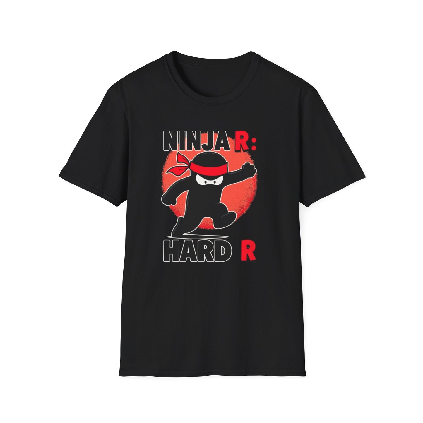 Ninja R, Unisex Softstyle T-Shirt - Psychonaut Swag