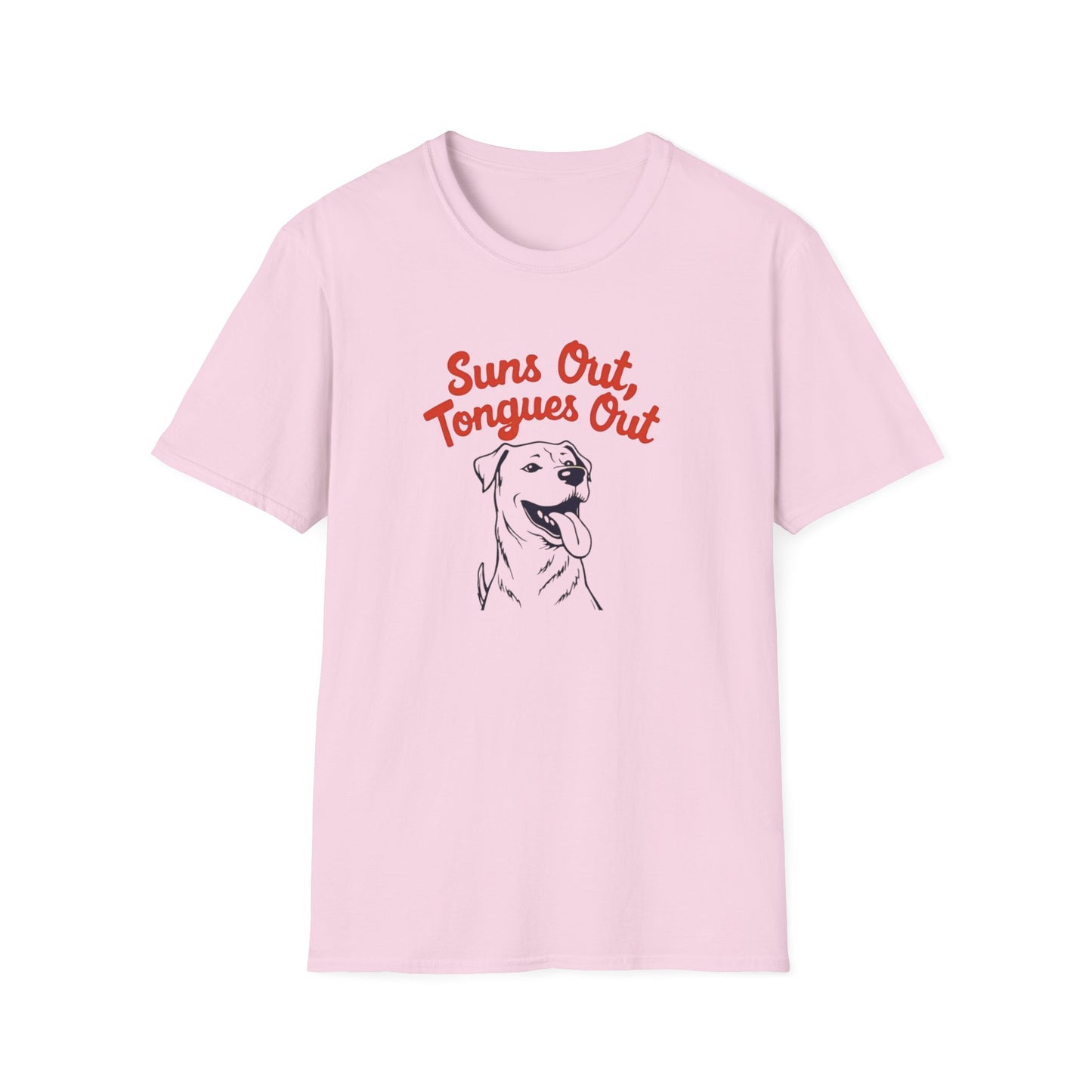 Suns Out, Tongues Out T-Shirt – Unisex Summer Tee, Dog Lovers Gift, Casual Wear, Cute Pet Shirt, Animal Lover Apparel - Psychonaut Swag