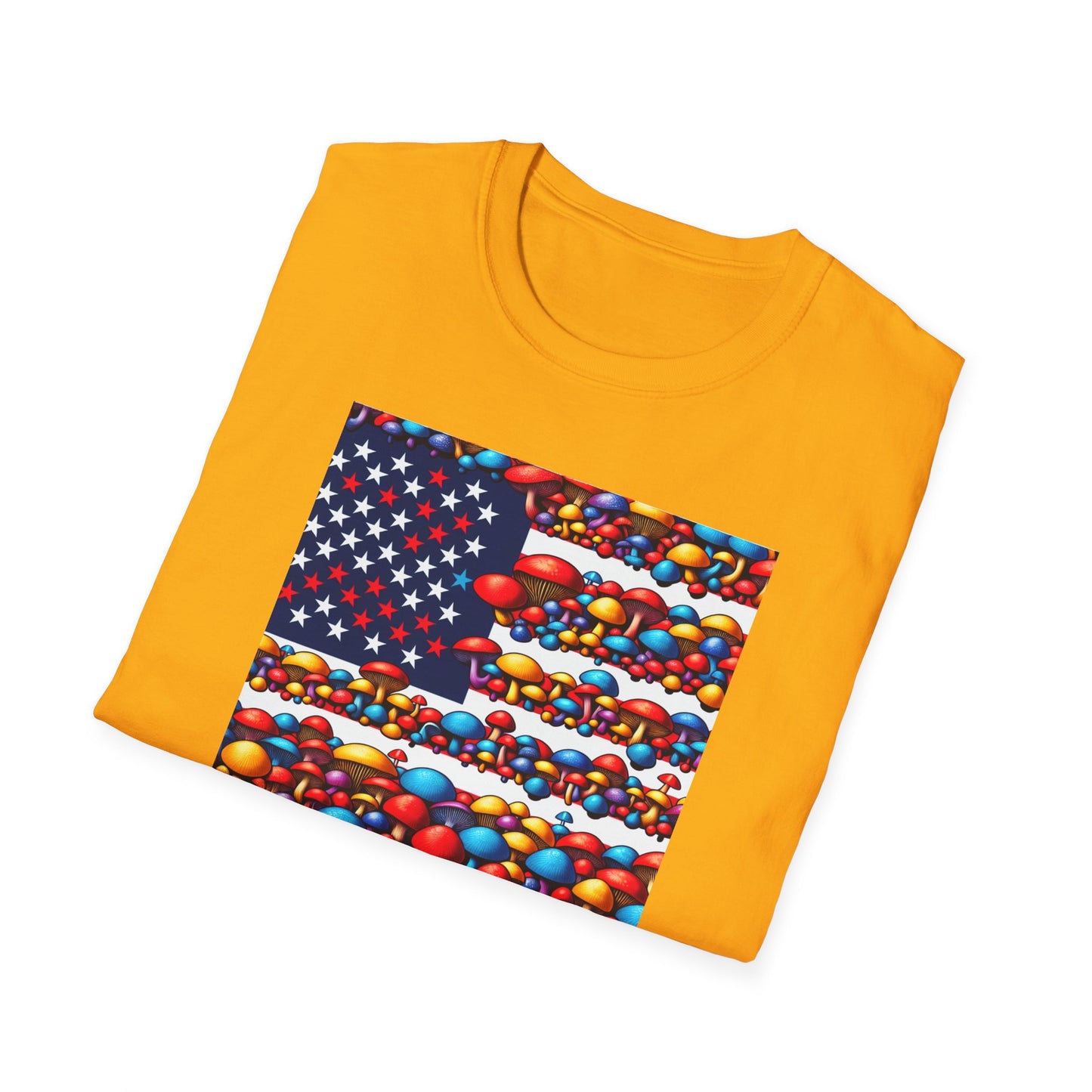 Psychedelic America Softstyle T-Shirt - Psychonaut Swag