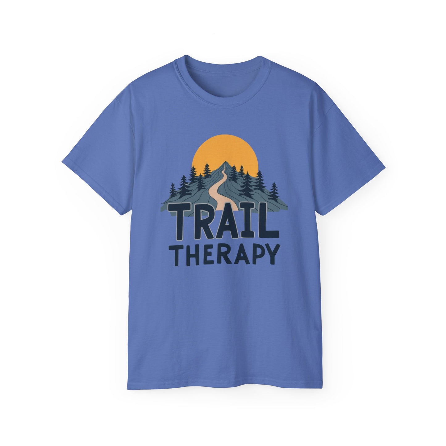 Trail Therapy Unisex Ultra Cotton Tee | Outdoor Lover Gift, Adventure Shirt, Nature Tee, Hiking Apparel, Relaxation Wear - Psychonaut Swag