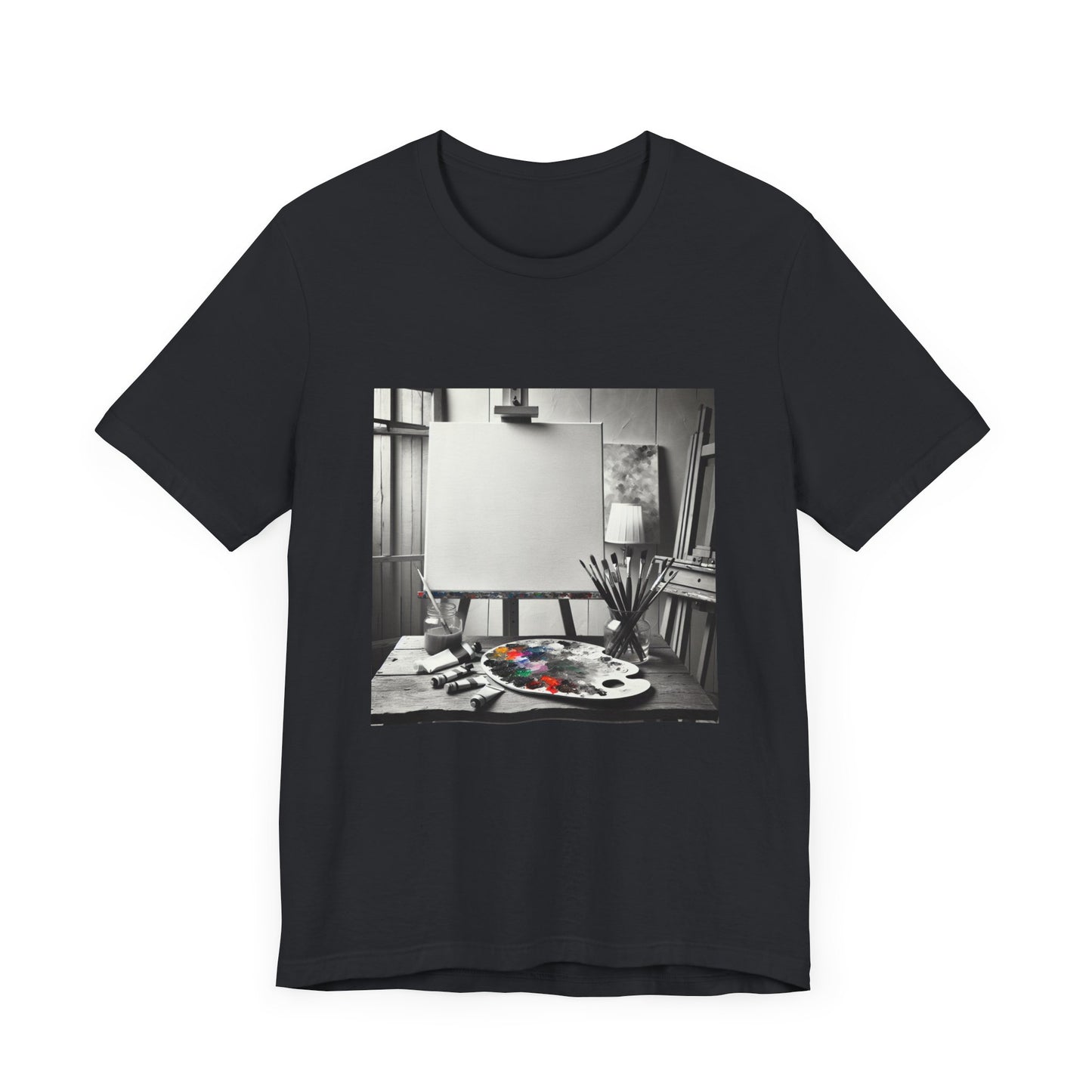 Artistic Unisex Tee - The Anticipation of a Blank Canvas - Psychonaut Swag