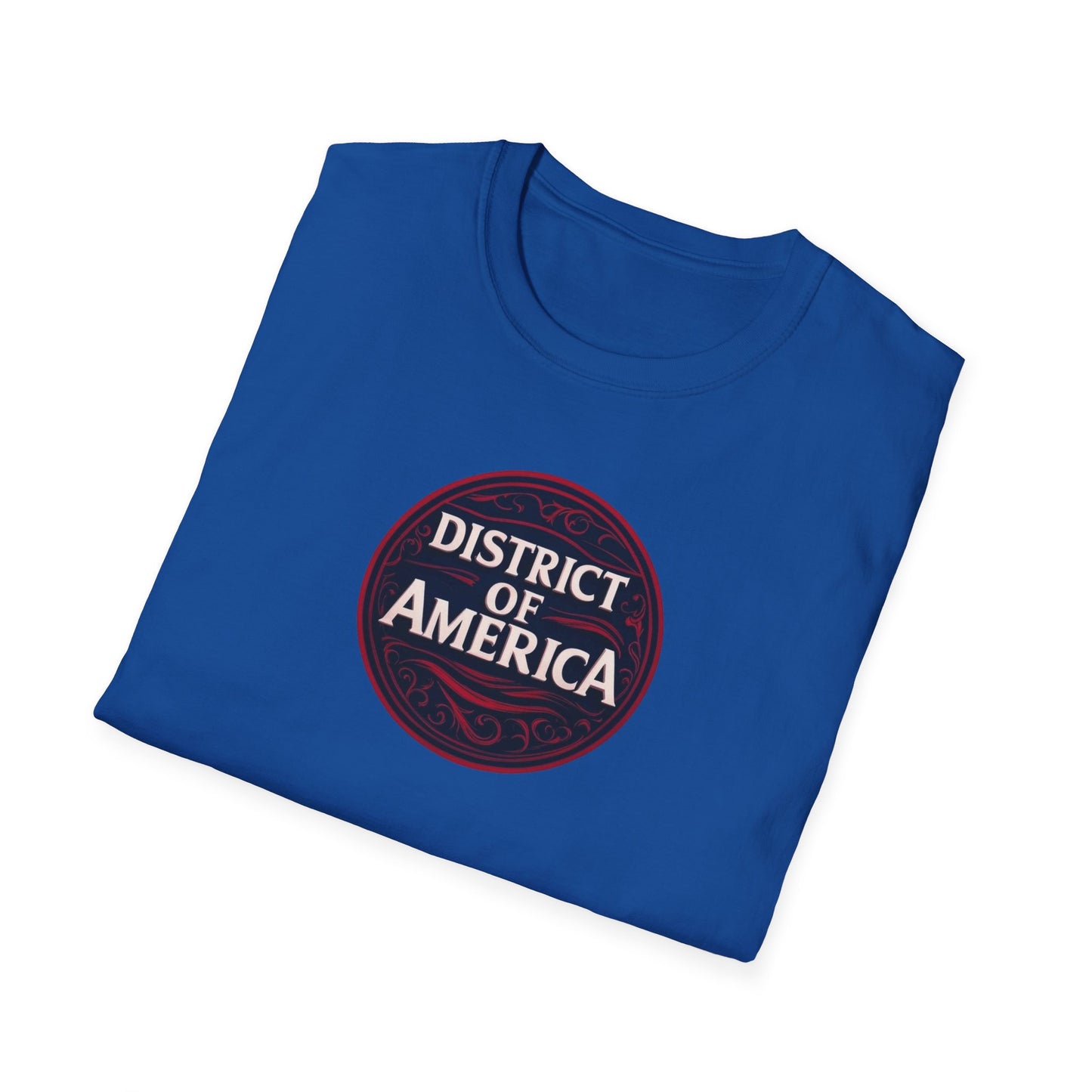 District of America, Washington DA, Unisex Softstyle T-Shirt - Psychonaut Swag