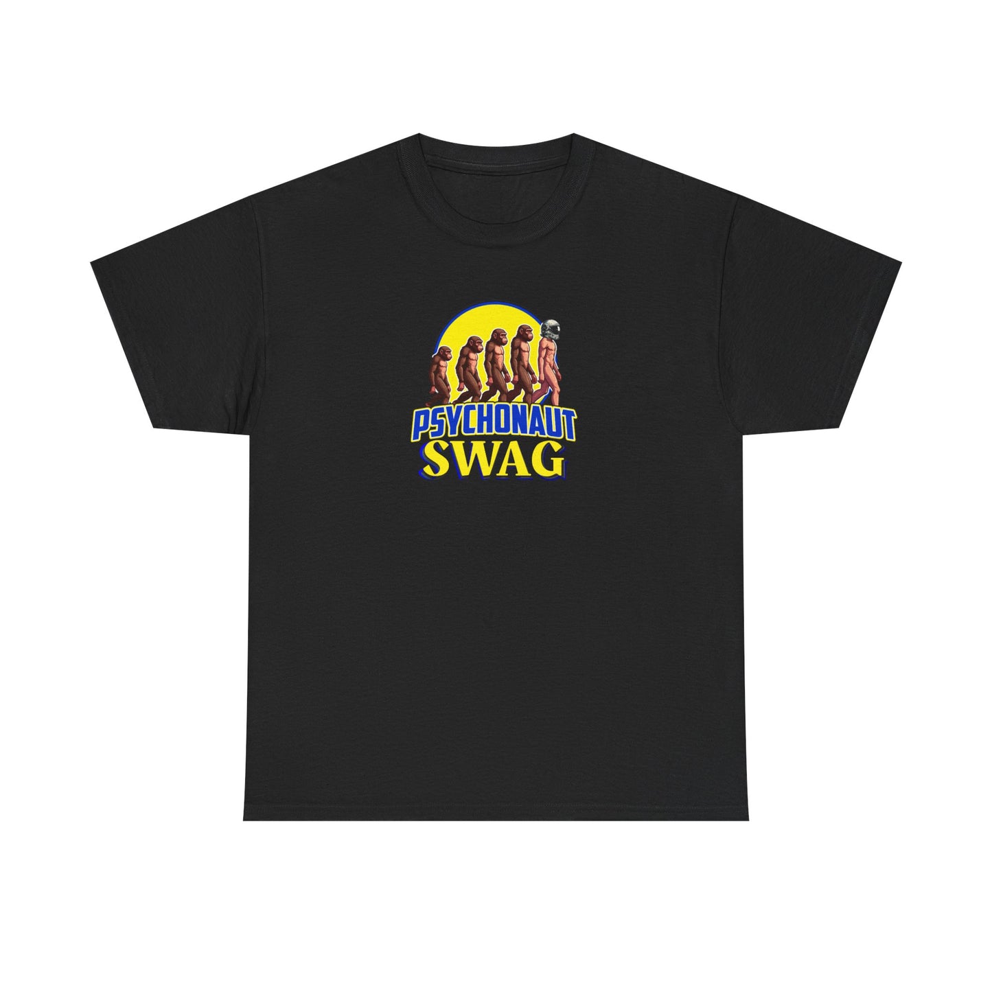 Psychonaut swag small biz, Heavy Cotton Tee, Cool Graphic T-Shirt, Streetwear Top, Gift for Psychonauts, Fun Casual Wear