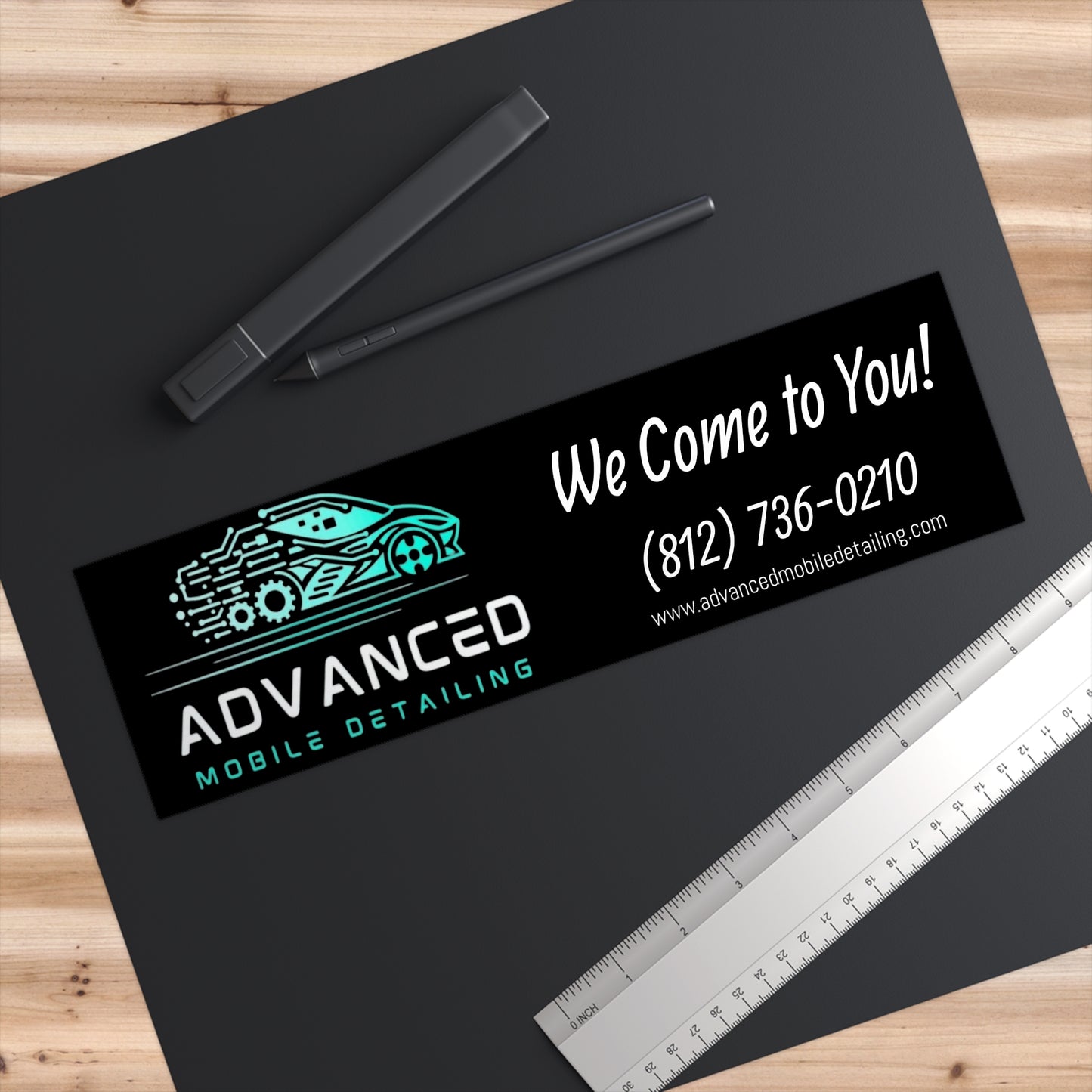 Advanced Mobile, Custom Mobile Detailing Bumper Stickers, Car Decals, Personalized Vehicle Stickers, Advertising Stickers, Custom Logo Stickers